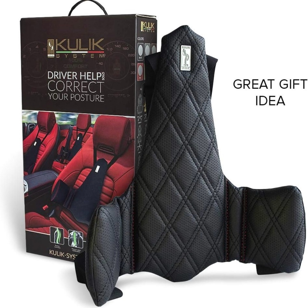 Kulik System Black Car Seat Cushion